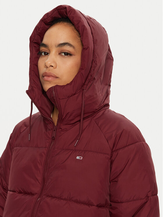 Tommy Jeans Tommy Jeans Žieminė striukė Vail DW0DW18841 Vyšninė Regular Fit