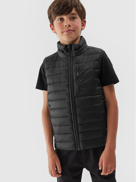 4F 4F Liemenė 4FJAW23TVJAM040 Juoda Regular Fit