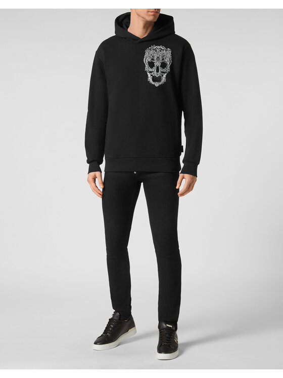 PHILIPP PLEIN PHILIPP PLEIN Felpa 3827 Nero Regular Fit