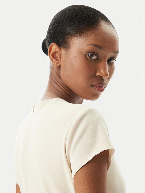 Rinascimento Rinascimento Koktel haljina CFC0123774003 Bež Regular Fit