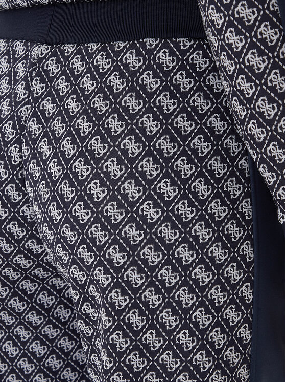 Guess Guess Долнище анцуг V6RB09 K2042 Тъмносин Wide Leg