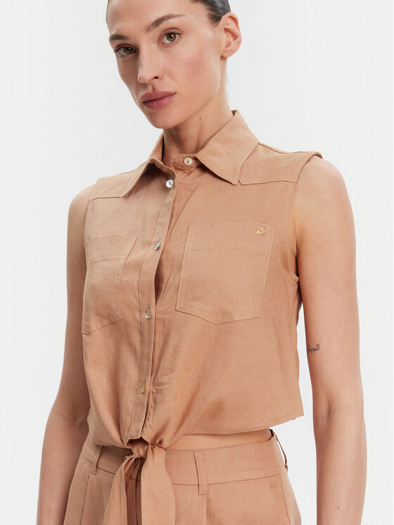 Gaudi Gaudi Camicia 511BD45033 Marrone Regular Fit