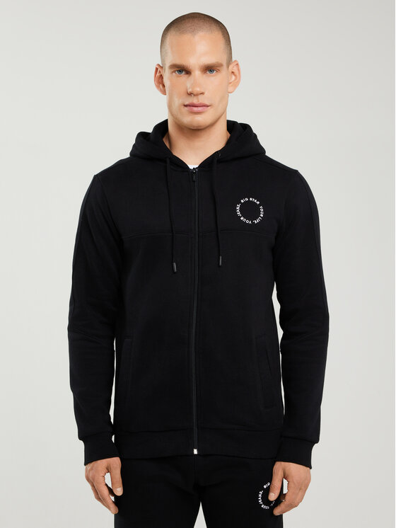 BIG STAR BIG STAR Bluza AJRON Czarny Basic Fit