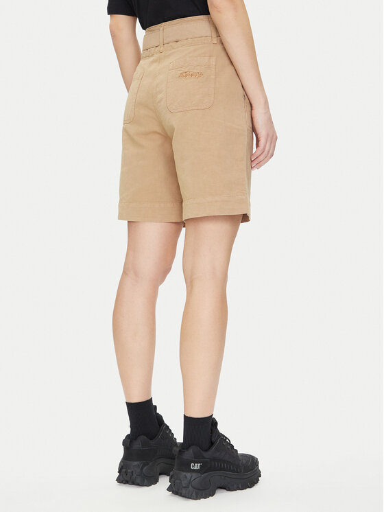 Napapijri Napapijri Szorty materiałowe N Nice W NP0A4IEX Beżowy Loose Fit