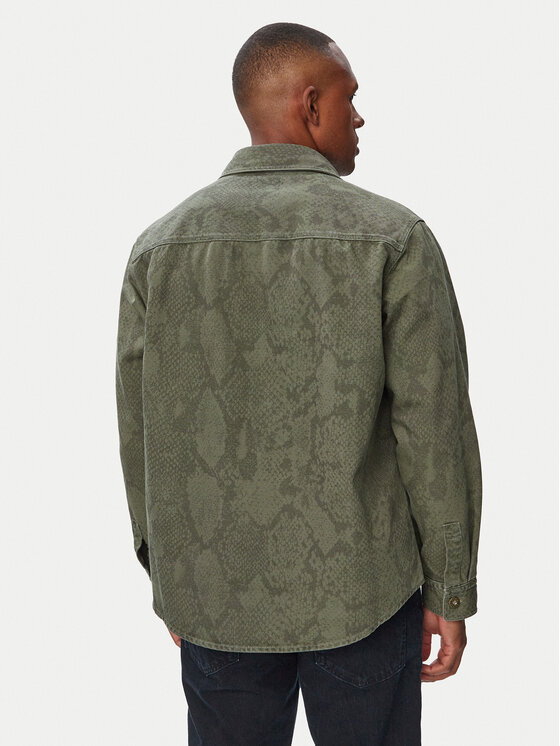 HUGO HUGO Cămașă Ebolt_1 50572450 Verde Oversize