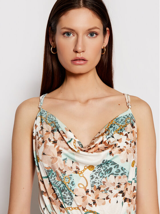 Marciano Guess Marciano Guess Sommerkleid 1GG725 6063A Bunt Slim Fit