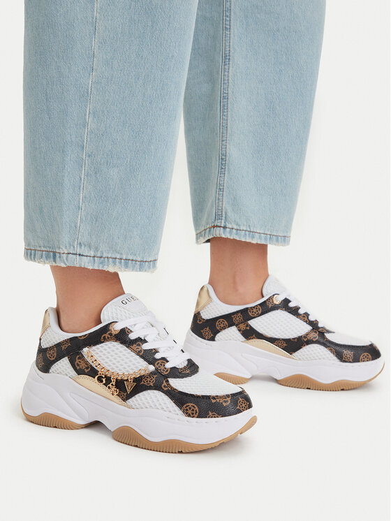 Guess Tenisice FLPHAR FAL12 Bijela