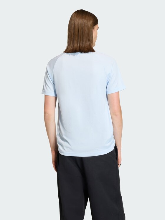 adidas adidas Polo 159290 Błękitny Regular Fit