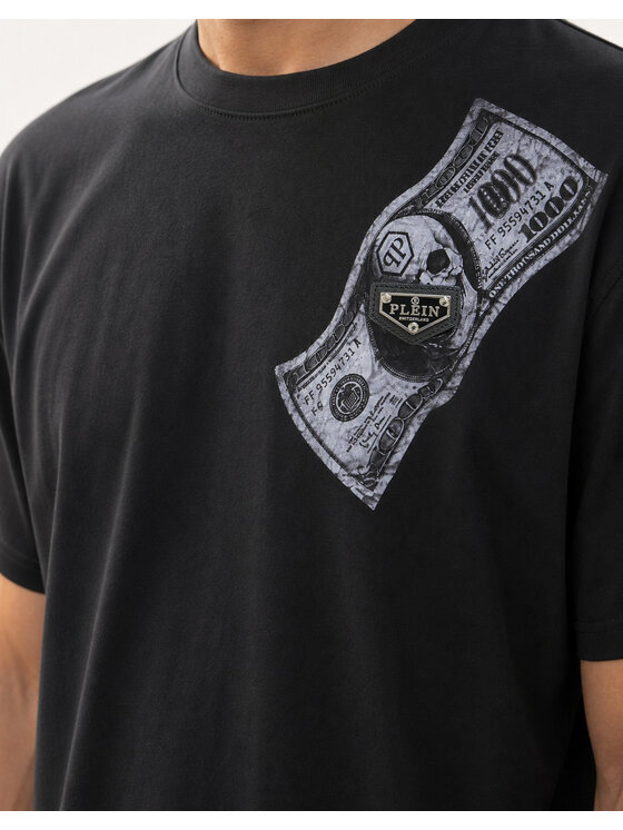 PHILIPP PLEIN PHILIPP PLEIN T-Shirt 31607 Czarny Regular Fit