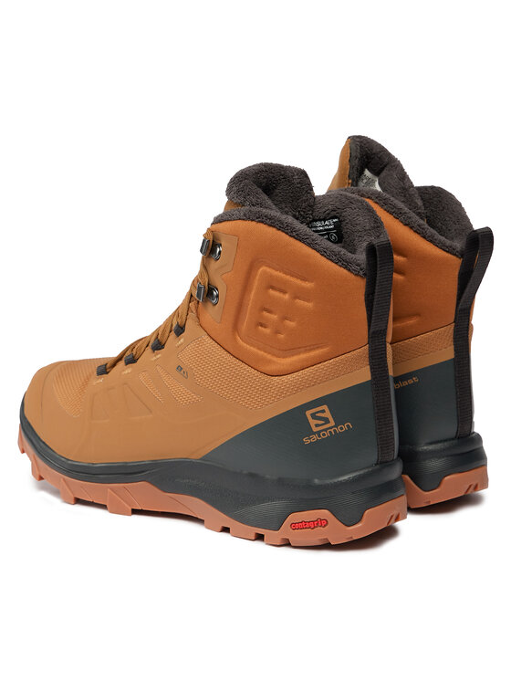 Salomon Salomon Trekking čevlji Outblast Thinsulate™ Climasalomon™ Waterproof L47382500 Rjava