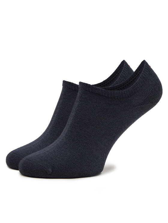Tommy Hilfiger Tommy Hilfiger 2er-Set niedrige Kindersocken 301390 Dunkelblau