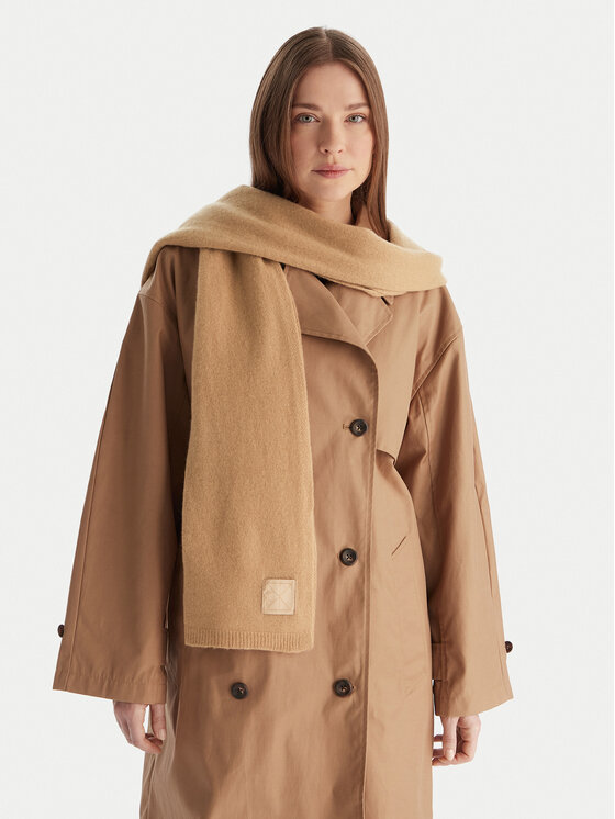 Calvin Klein Calvin Klein Szalik Emblem LV04D8014G Beżowy