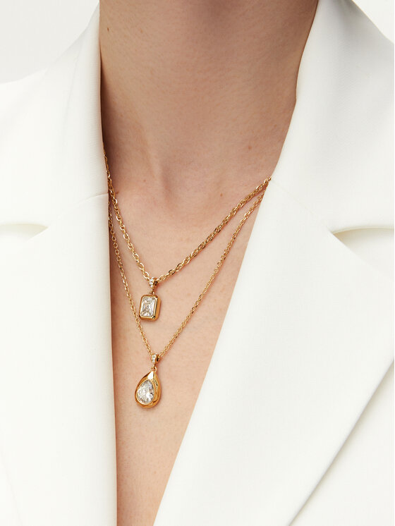 Guess Guess Ogrlica JUBN05 242JW Zlatna