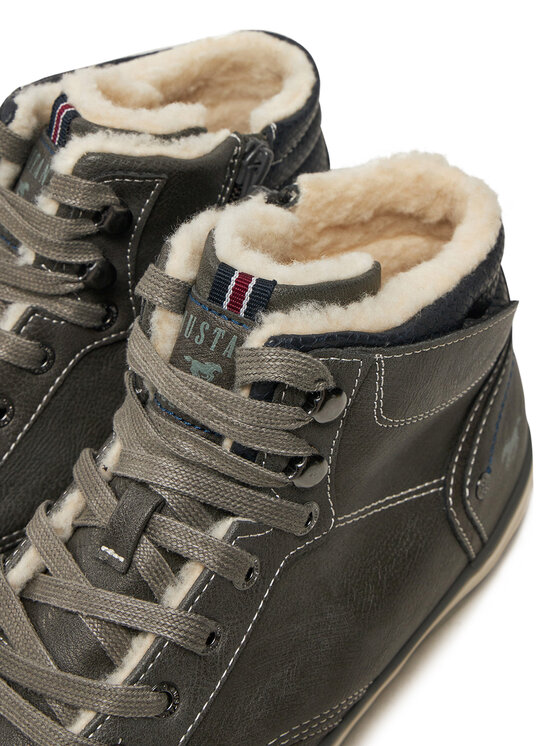 Mustang Mustang Schnürschuhe 4072-602 Grau