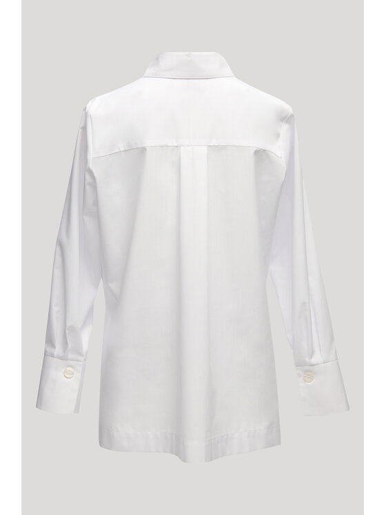 SLY SLY Bluzka 5S-102 Biały Comfortable Fit
