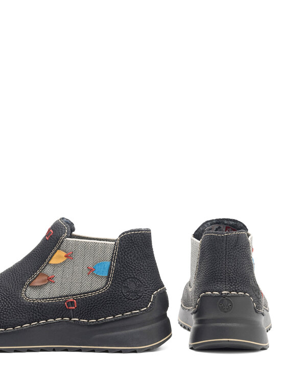 Rieker Rieker Halbschuhe 51592-00 Schwarz