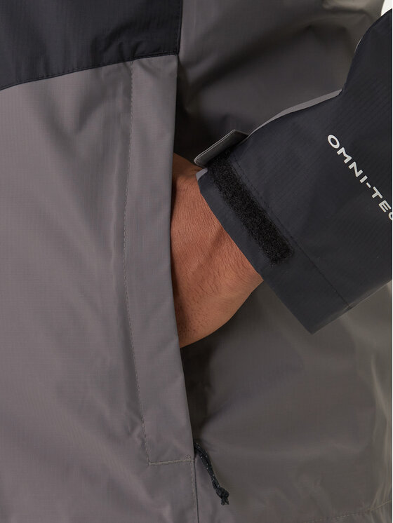 Columbia Columbia Kurtka przeciwdeszczowa Pouring Adventure™ III 2117171 Czarny Regular Fit