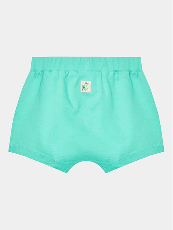 United Colors Of Benetton United Colors Of Benetton Kratke hlače iz tkanine 3BL0A9006 Turkizna Regular Fit