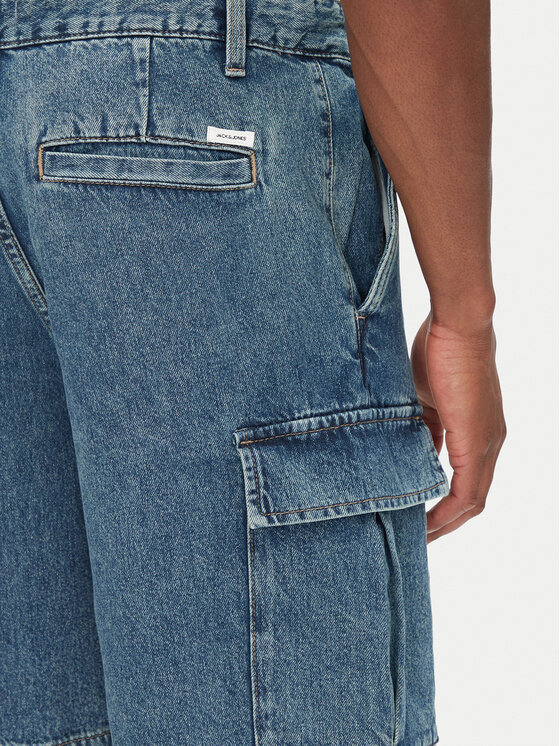 Jack&Jones Jack&Jones Pantaloni scurți de blugi Bill 12272557 Albastru Relaxed Fit