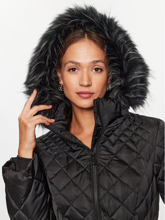 Guess Guess Зимова куртка Olga W3BL35 WEX52 Чорний Regular Fit