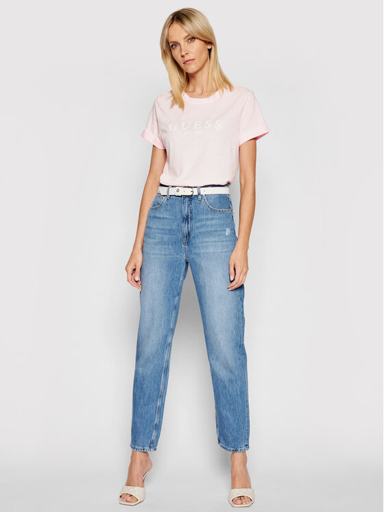 T-shirt 1981 W0GI69 R8G01 Rosa Regular Fit