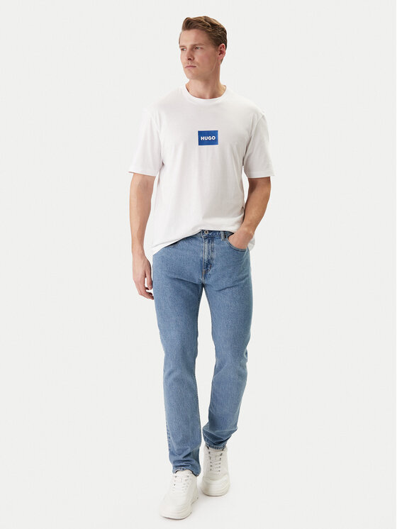 HUGO HUGO Blugi Ash 50551895 Albastru Slim Fit