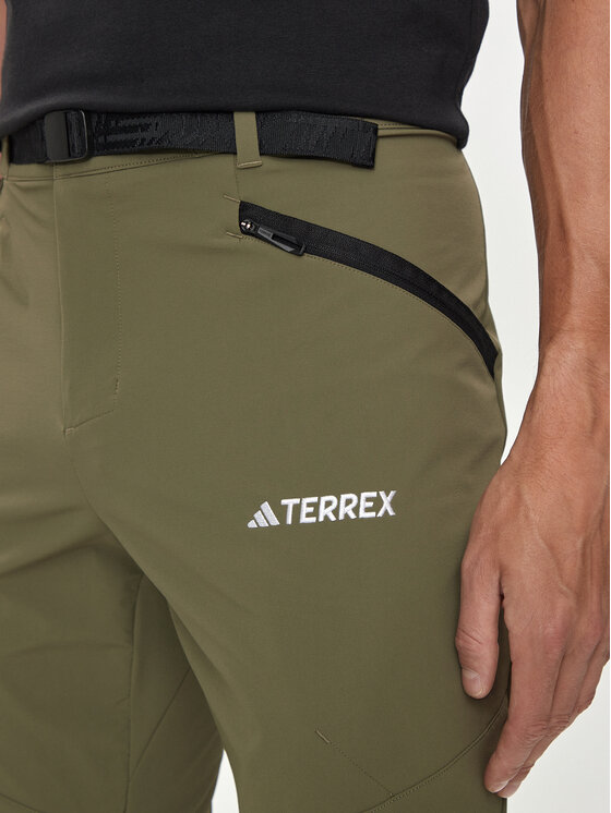 adidas adidas Outdoorové kalhoty Terrex Xperior IK3533 Khaki Regular Fit