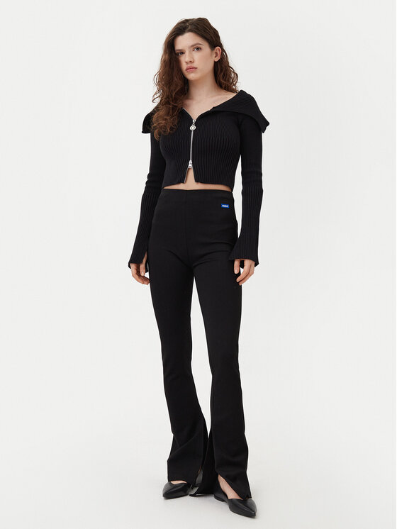 HUGO HUGO Kardigāns 50532257 Melns Regular Fit