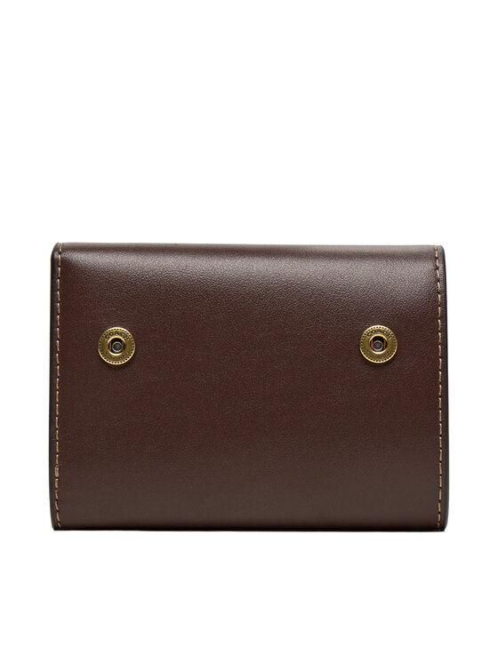 Coach Coach Малък дамски портфейл CZ111 Кафяв