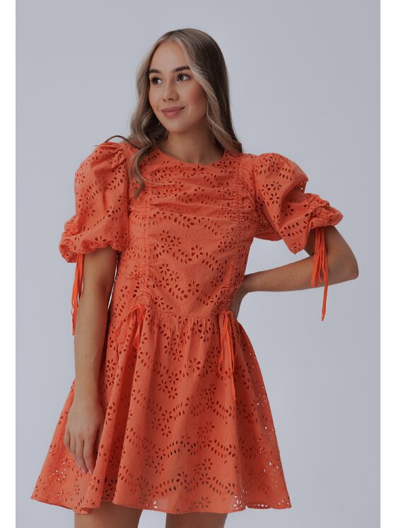 LAURELLA LAURELLA Sukienka codzienna 4SS251 Pomarańczowy Regular Fit