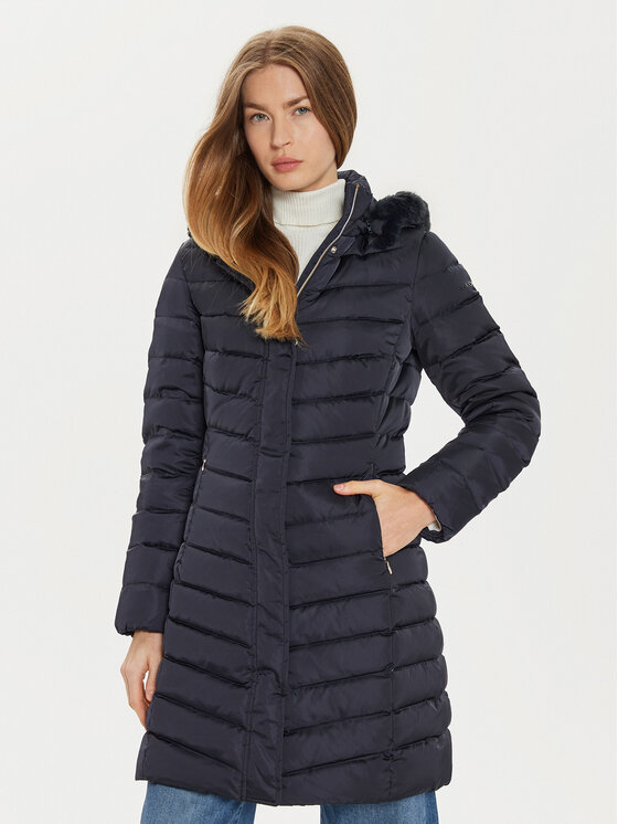 Geox Geox Pūkinė striukė Bettanie W4626H T3122 F1624 Tamsiai mėlyna Regular Fit