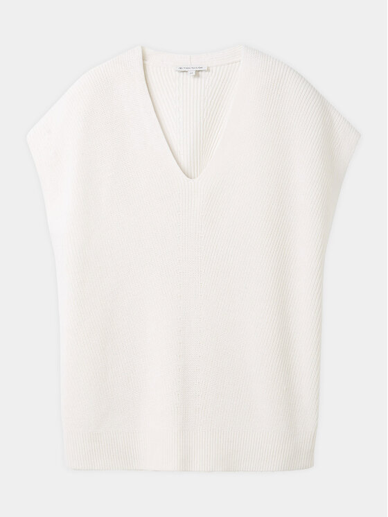 Tom Tailor Tom Tailor Pullover 1040334 Écru Loose Fit