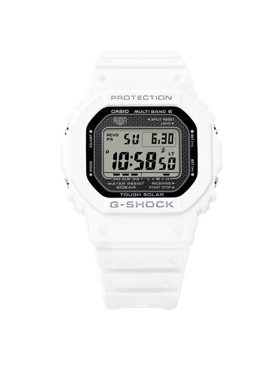Casio Casio Zegarek GW-5000HS-7ER Biały
