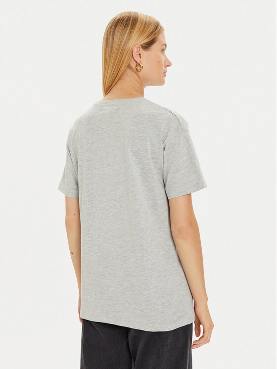 Brave Soul Brave Soul T-Shirt LTS-568JEMIMA Szary Oversize