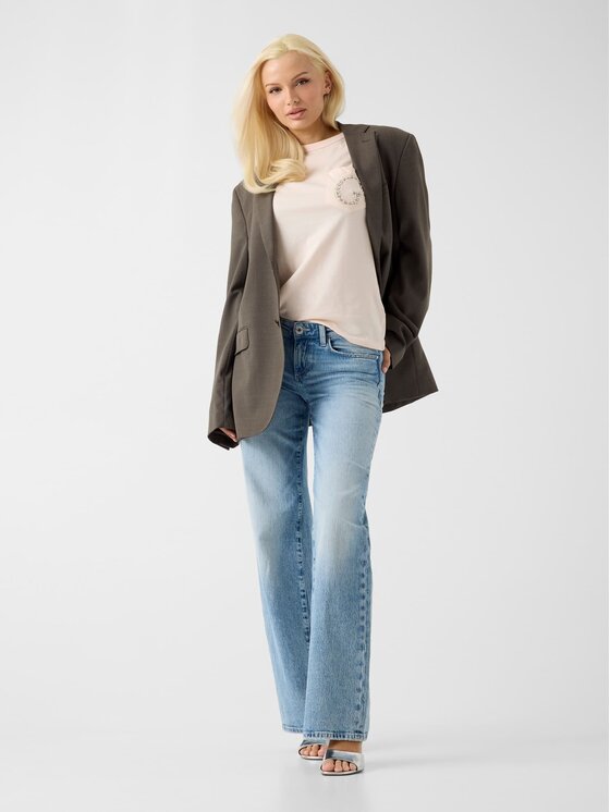 Guess Guess T-Shirt 182296 Béžová Classic Fit