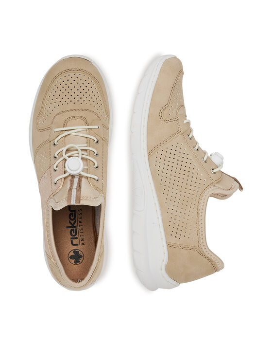 Rieker Rieker Sneakersy L3254-62 Beżowy