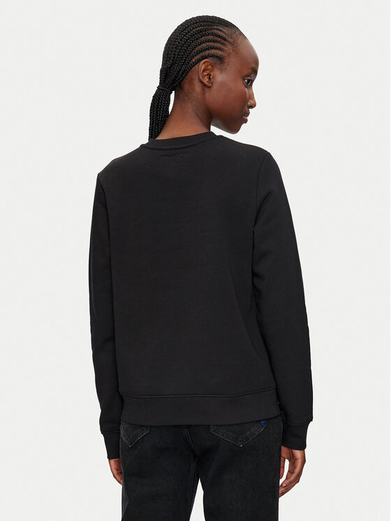 KARL LAGERFELD KARL LAGERFELD Μπλούζα 246W1804 Μαύρο Regular Fit