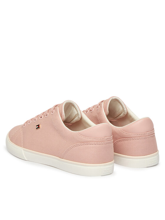 Tommy Hilfiger Tommy Hilfiger Kedai Th Low Profile Vulc Canvas FW0FW09102 Rožinė