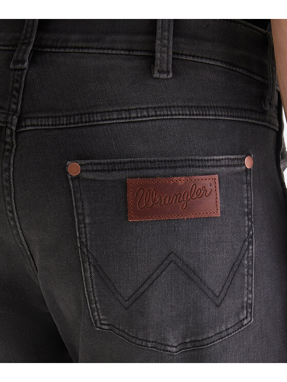 Wrangler Wrangler Jeansy 112377796 Czarny Regular Fit