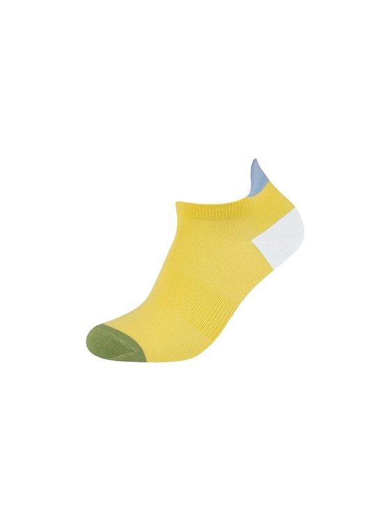 Fun Socks Fun Socks Skarpety Niskie Unisex ORGANIC COTTON MOTIFS SNEAKER 2P Kolorowy