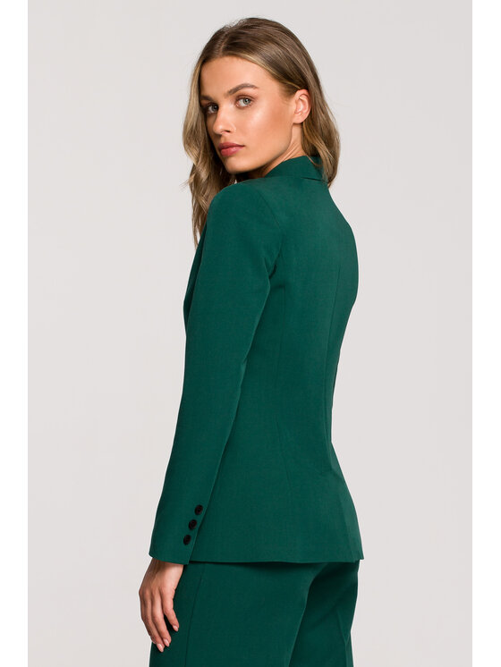 Stylove Stylove Marynarka S310 Zielony Regular Fit
