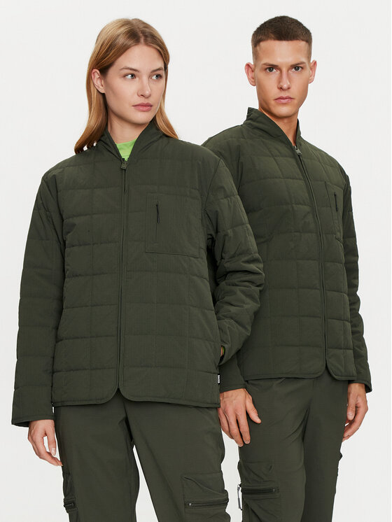 Rains Prechodná bunda Giron Liner Jacket T1 19400 Zelená Regular Fit