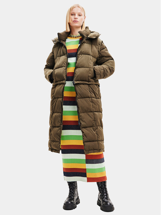 Desigual Doudoune 23WWEW39 Vert Oversize