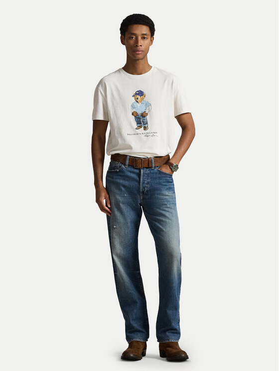 Polo Ralph Lauren Polo Ralph Lauren T-Shirt 710B14615001 Biały Regular Fit