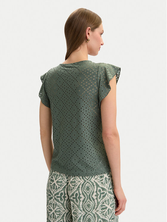 Vero Moda Vero Moda Halenka Tassa 10286067 Zelená Loose Fit