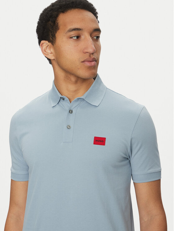 HUGO HUGO Polo Dereso232 50490770 Błękitny Slim Fit