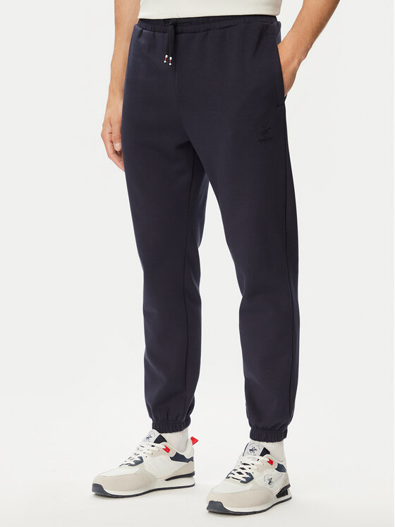 Beverly Hills Polo Club Pantaloni trening P-SS26M-TF450201-0298 Bleumarin Regular Fit