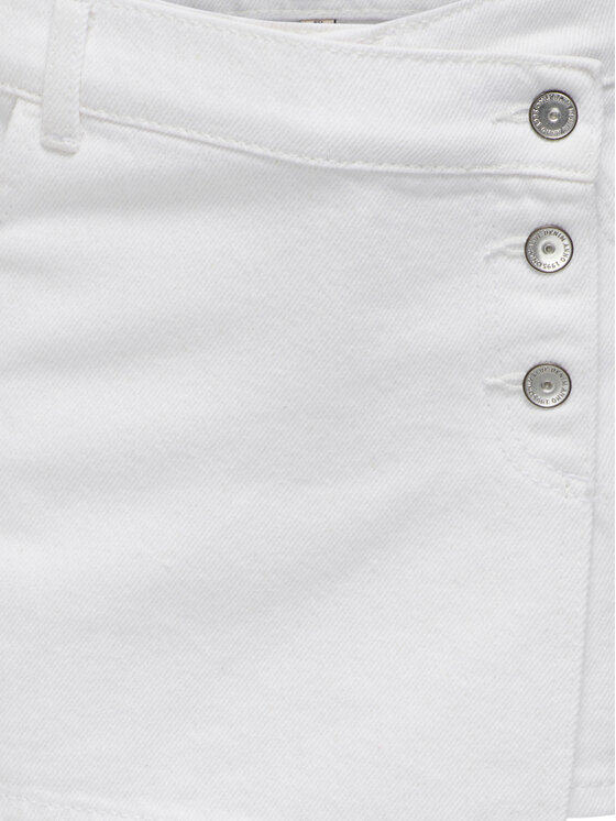 Kids ONLY Kids ONLY Spódnica jeansowa Jenny 15295800 Biały Regular Fit