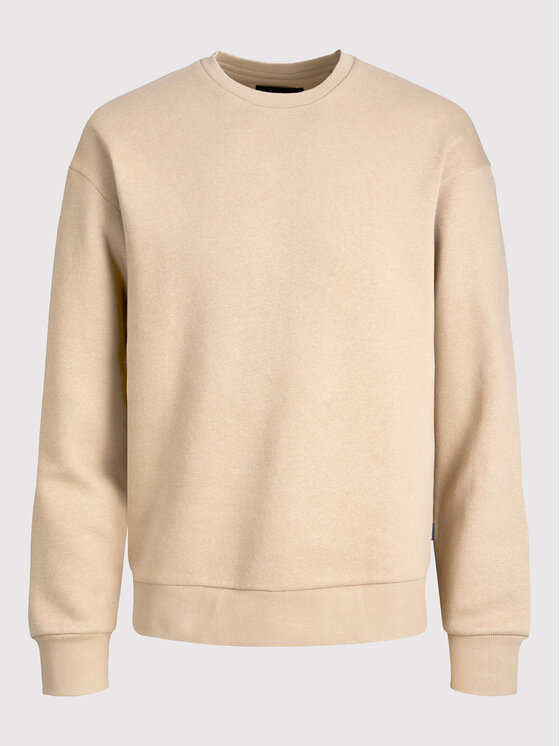 Jack&Jones Jack&Jones Majica dugih rukava Star 12208182 Bež Regular Fit