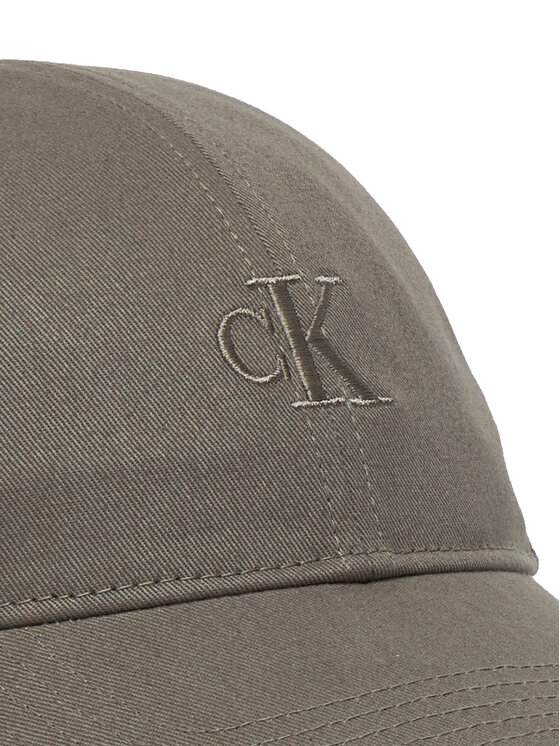 Calvin Klein Calvin Klein Cappellino Monogram Embroidery Baseball Cap LV04G5002G Grigio